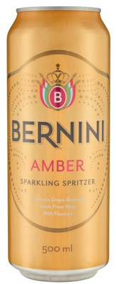 BERNINI AMBER 500ML CANS