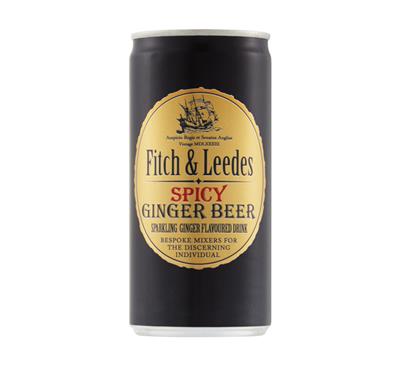 FITCH & LEEDES SPICY GINGERBEER 200ML CAN