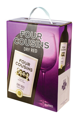 FOUR COUSINS DRY RED 3LT