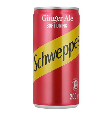SCHWEPPES GINGER ALE 200ML CAN