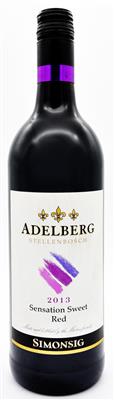 ADELBERG SWEET RED 750ML - DISCONT