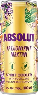 ABSOLUT PASSIONFRUIT MARTINI CAN 300ML